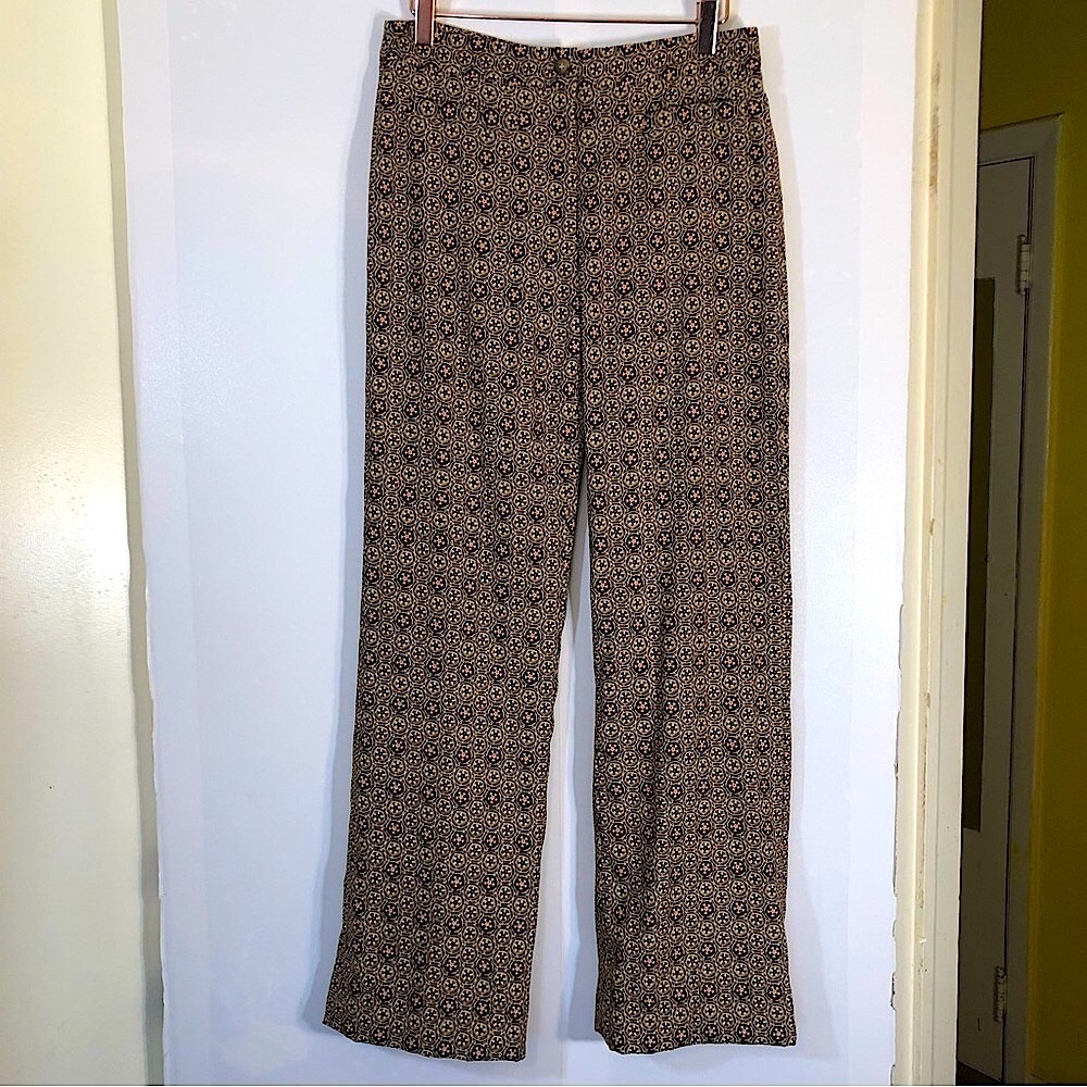 Harold's Women's Straight Geometric Printed Trousers Size 4